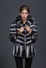 topest luxury chinchilla fur ladies winter elegant coat