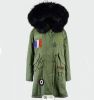 winter thick raccoon fur parka faux fur lined overcoat